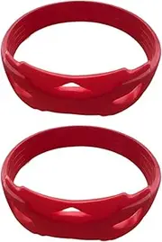 2x Patellar Tendon Support Belt Gurt Patella Patella Support Knee for Sports, Red