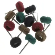 20 Pcs Scouring Pad Grinding Head Buffing Wheels for Drill Pads Polish