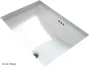 Miseno MNO2114ABWH Myers 22" X 16" Undermount Bathroom Sink with Overflow