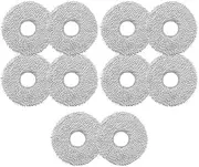 10 Pack Replacement Mop/Mopping Pads Compatible with Ecovacs Deebot X1/T10/T20/T30/T50 Robot Vacuums