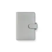 Filofax Saffiano Mini Personal Organiser Diary/Note Faux Leather Granite 12cm