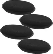 Luxshiny 4pcs Round Car Polishing Sponge Pads Durable Ergonomic Design for Waxing Buffing Cleaning Vehicles High Absorbency Restoration Comfortable Handling for Cars Motorcycles Bicycles