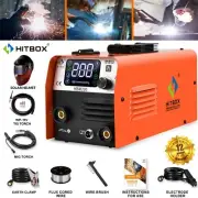 HITBOX 3in1 Gasless MIG Welder 220V Flux-Cored ARC TIG Welding Machine+Torch Set