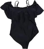 BESPORTBLE Maternity Swimsuit Pregnancy Swimsuit Maternity Bikini Swimsuit Bikini Maternity Swimwear Maternity Swim Suit Pregnant Women Bikini One Shoulder Pregnant Woman Black