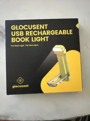 Glocusent USB Rechargeable Book Light °NIB°
