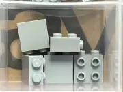 LEGO Parts - Light Bluish Gray 1 x 2 x 1 2/3 Studs Side - No 22885 - QTY 5
