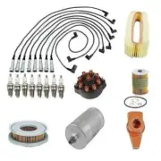 FOR Mercedes R107380SL 81-85 Tune Up Filters Cap Rotor Spark Plugs Wire Set