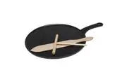 CHASSEUR 30cm BLACK CAST IRON CREPE PAN