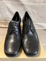 Naturalizer Women’s Lace Up Black Shoes With 2 Inch Block Heel Size 9