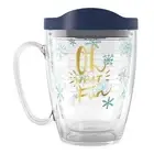 EttaVee Oh What Fun Christmas Holiday Made in USA Double Walled Insulated Tum...
