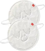 2Pcs Reusable Hot Cold Towel Mask Coral Fleece Facial Steamer Moisturizing Skincare Towels Spa Compress Anti Aging for Women Girls