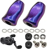 Vgvgaj Fishing Reel Replacement Parts | Fishing Reel Handle Grip Sleeve - Non Slip Ergonomic Lightweight Sleeves for Repair Beginners Men Maintenance Women Casting