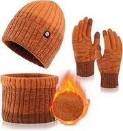 [MA COWCF] Winter Beanie Hat Scarf Gloves Set for Women