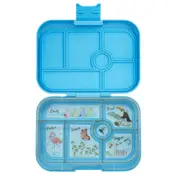 Yumbox Original Kids/Children 6-Compartment Bento Style Lunch Box Nevis Blue