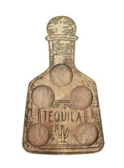 Flight Board Shot Glass Serving Board Barware Drinkware Bar Decor Tequila Tray