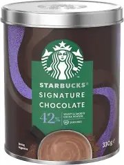 Starbucks Signature Chocolate 42% Cocoa Powder Hot Chocolate Drink 330g FREE AU