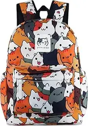 Roffatide Anime Laptop Backpack Cartoon School Bag Printed Daypack