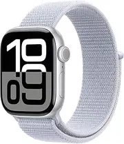 [Apple] Watch Series 10 GPS 42mm Silver Aluminium Case with Blue Cloud Sport Loop