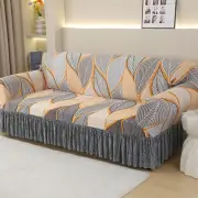 1Pc Stretch Printed Sofa Cover With Skirt Non-slip Sofa Slipcovers 1/2/3/4Seater
