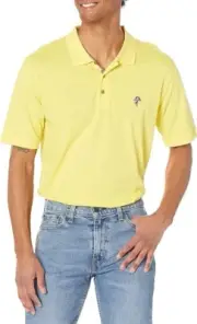Robert Graham Bowler 2 Classic Fit Polo Shirt Yellow ( M )