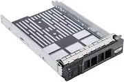 RGBS 3.5 Inch SAS SATA Hard Drive Tray Caddy with Drive Mounting Screws for DELL 3.5" F238F 0G302D G302D 0F238F 0X968D X968D SAS/SATAu,DELL Poweredge R610, R710, T610, T710 with 4 screws