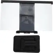 POPETPOP Phone Screen Magnifier Holder for Cell Phone Acrylic Mobile Stand Phone Stand Bracket Phone Holder Foldable Phone Stand Holder Mobile Phone Acrylic Display Stand Plastic Black