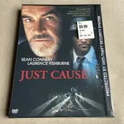 Just Cause (DVD, 1995) Action Drama Crime Sean Connery Laurence Fishburne NEW +