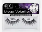 Ardell Mega Volume False Eyelashes #253 Black & Ardell Clear Adhesive 5g