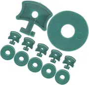 Greenhouse Accessories 50 Pack Plastic Plant Clips No-tool Required for Netting Plant Hangers Gardening Tools