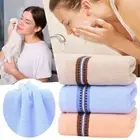 2Pcs Luxury Stripe Bath Towel 34x73cm Hand Towel Beach Towel Sports Towel Salon
