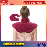 Microwave Heat Pack for Neck & Shoulders with Flaxseed Wheat Bag Pain Relief