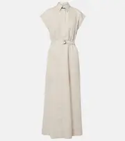 [Brunello Cucinelli] Brunello Cucinelli Linen maxi dress AU 6 beige
