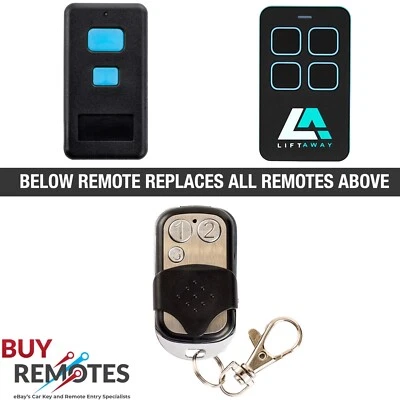 Liftaway LA237 UHF Compatible Gate Garage Door Remote Control Gliderol TM305c