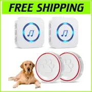 Touch Sensitive Dog Doorbell System for Easy Potty Training - 4 Buttons Included