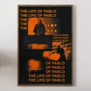 The Life of Pablo Poster Wall Decor - 2025 Wall Decor