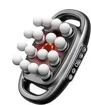 Handheld Muscle Massager, Deep Tissue Percussion, Cordless Electric Massage Device, Easy To Use, Adjustable Speed And Interchangeable Heads, 20cm For And Recovery