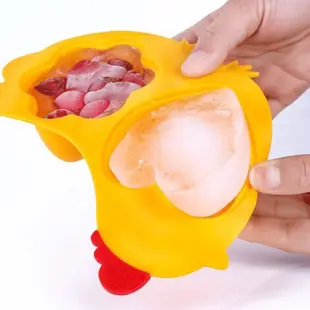 “正品”美國Innobaby小雞寶寶分格餐盤帶蓋兒童硅膠米糕蛋糕模具烘培工具