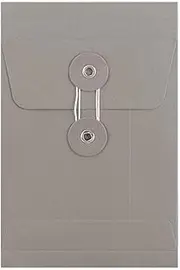 Blake Purely Everyday - Grey String and Washer Gussets C5 (229 x 162mm) - Pack of 100 Qty - Premium Quality 180 GSM - Grey Envelopes with String Tie - Office & Business Supplies (STWSW229GY-G)