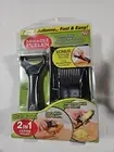 Miracle Peeler 2-in-1 Dual Blade Julienne Slicer Vegetable Peeler Mandoline NIP