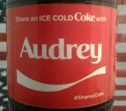 Share A Coke Audrey 2017 Limited Edition Personalized Gift Coca-Cola Coke Bottle