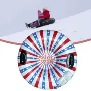 Inflatable Snow Tube Gift Inflatable Snow Sled for Games Winter Fun Birthday