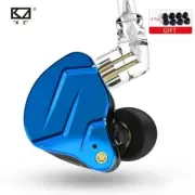 KZ ZSN Pro X Metal Earphones 1BA+1DD Hybrid technology HIFI In Ear Monitor -Blue