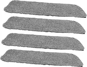 4pcs Stair Pads Beige Rug Runner Camper Step Covers Rv Step Stabilizer