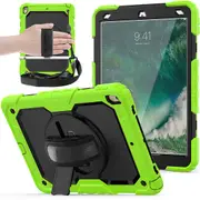 MCC Shockproof iPad Air 3 10.5" 2019 Strap Rugged Tough Case Cover Apple [Yellow Green]