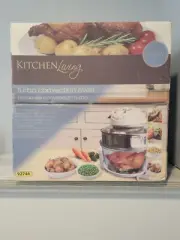 New Kitchen Living Turbo Home Convection Oven 1300W Factory Sealed. Air Fry ++++