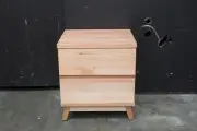 Jervis Bay 2 Drawer Bedside Table - Solid Feature Grade Tasmanian Oak Timber