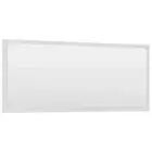 Wooden Mirror Vanity Bathroom Bedroom Makeup Living Room Wall Decor Accent White