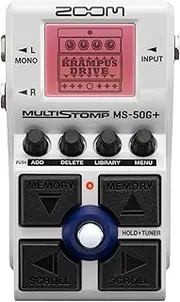 Zoom MS-50G+ MultiStomp Guitar Multi Effect Pedal
