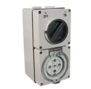 NLS 66CV532 - 5 Pin 32Amp Switched Socket Outlet IP66 - 30495