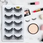 1 Box Mink Lashes Eco-friendly Eye-catching 3d Faux Mink Fake Eyelashes Faux